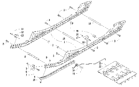 SLIDE RAIL AND TRACK ASSEMBLY [98107]