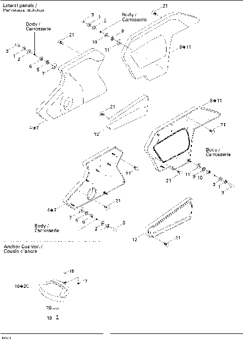 09- Lateral Panel And Anchor Cushion