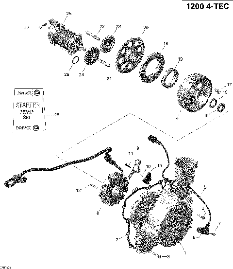 03- Magneto And Electric Starter _04R1526