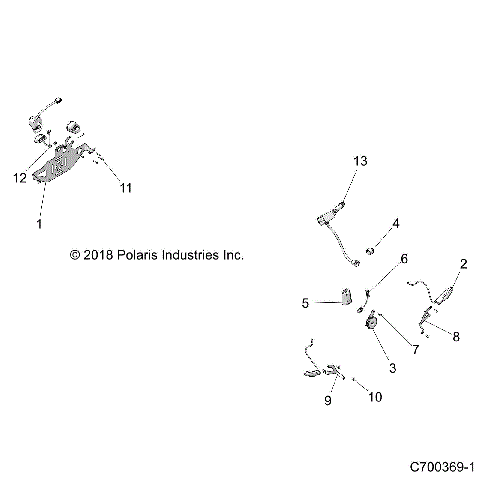 ELECTRICAL, ACCESSORY COMPONENTS - Z19VDE99FK/S99CK/FK/E87F2 (C700369-1)