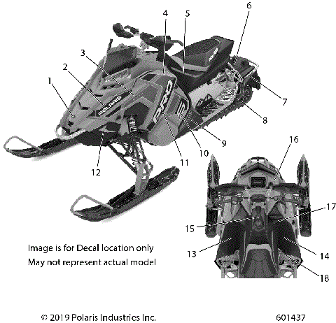 BODY, DECAL, BLACK SIDE PANEL W/BLK, TITANIUM ACCENT - S20DCH8RS (601437)