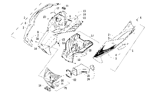 HOOD AND AIR INTAKE ASSEMBLY [98867]