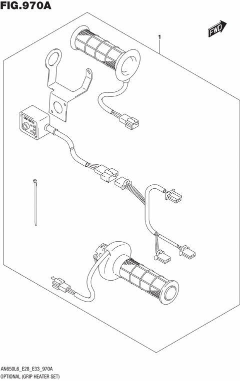 OPTIONAL (GRIP HEATER SET) (AN650L6 E33)