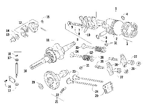 PISTON AND CRANKSHAFT [88972]