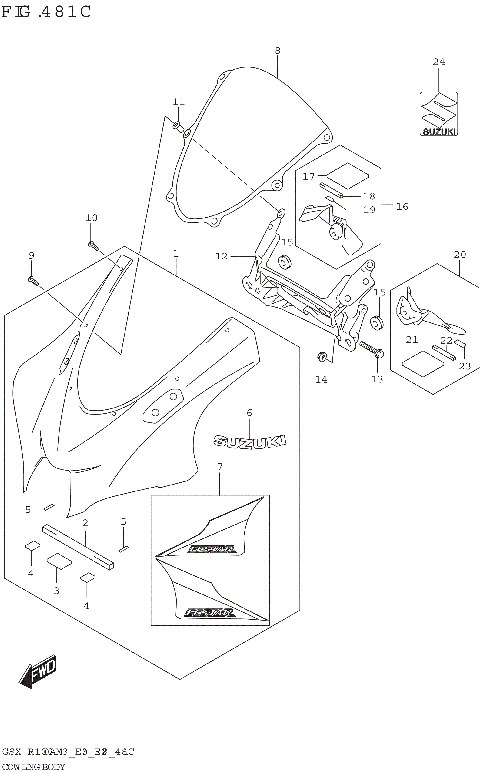 COWLING BODY (GSX-R1000RZA)