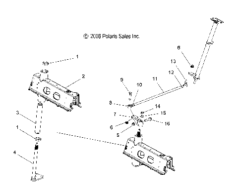 STEERING/DRAG LINK - S07PY7FS/FE (49SNOWSTEERINGFSTSWTCH)