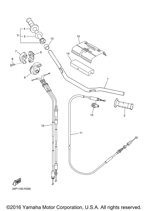 STEERING HANDLE CABLE