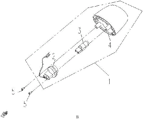 REAR LICENSE PLATE LIGHT