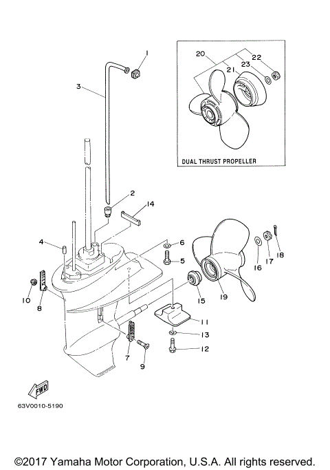 LOWER CASING DRIVE 2