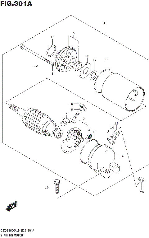 STARTING MOTOR