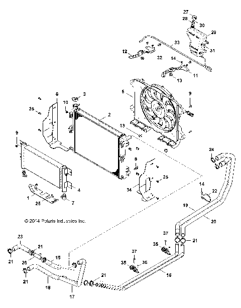 ENGINE, COOLING SYSTEM - R141D9JDA/2D9JDA (49BRUTUSCOOL13)