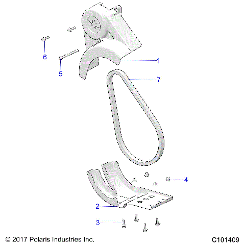 DRIVE TRAIN, CHAIN GUARD - A19HAA15N7 (C101409)