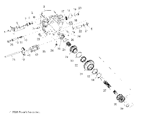 DRIVE TRAIN, MAIN GEARCASE INTERNAL COMPONENTS 2 - R09VH76FX (49RGRTRANSINTL209RZRI)