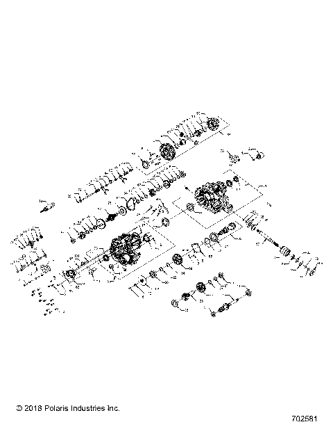 DRIVE TRAIN, MAIN GEARCASE (TO 6/1/2019) - R19RMA57F1/S57C1/F1/E1 (702581)