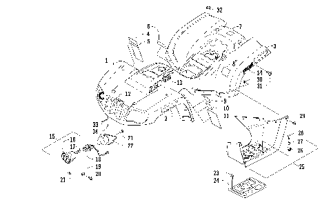BODY PANEL AND HEADLIGHT ASSEMBLY [97640]