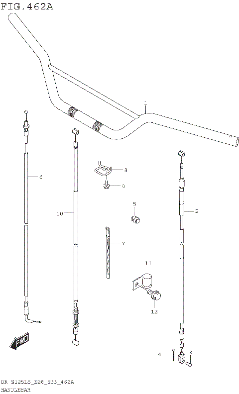 HANDLEBAR (DR-Z125L5 E28)