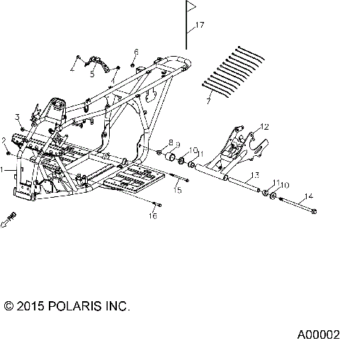 CHASSIS, FRAME - A18YAF11B5 (A00002)