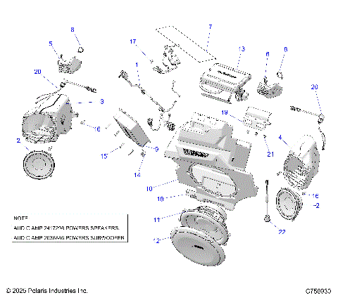 ELECTRICAL, AUDIO, FRONT - Z26S4P92BL (C750930)