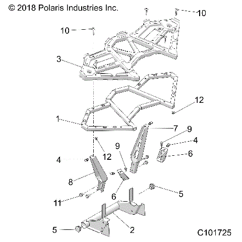 BODY, REAR RACK - A24SGS95CT/S95FT/ET (C101725)