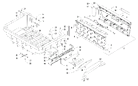 CARGO BOX AND TAILGATE ASSEMBLY [301896]