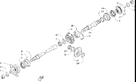 SECONDARY DRIVE ASSEMBLY [303433]