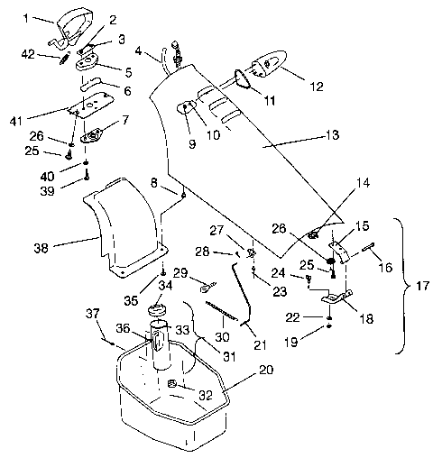 FRONT STORAGE COMPARTMENT SLT 780 B964588 and  Intl. SLT 780 I964588 (4935683568A008)
