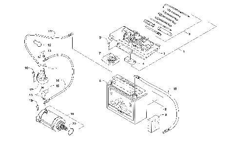 BATTERY AND STARTER ASSEMBLY [94202]