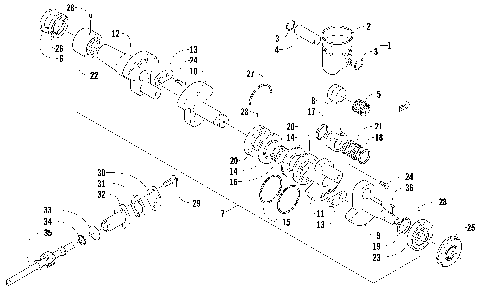 PISTON AND CRANKSHAFT [92194]