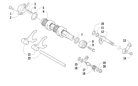 GEAR SHIFTING ASSEMBLY