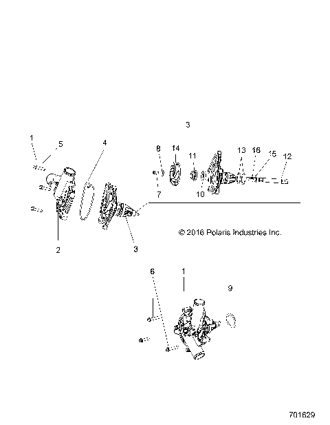 ENGINE, COOLING, WATERPUMP - R18RTE87F1/S87C1/F1 (701629)