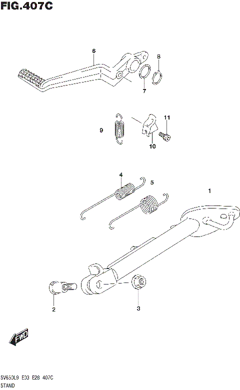 STAND (SV650AL9 E28)