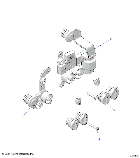 ELECTRICAL, BUSBAR - D25E3UC2B4 (C2889667)