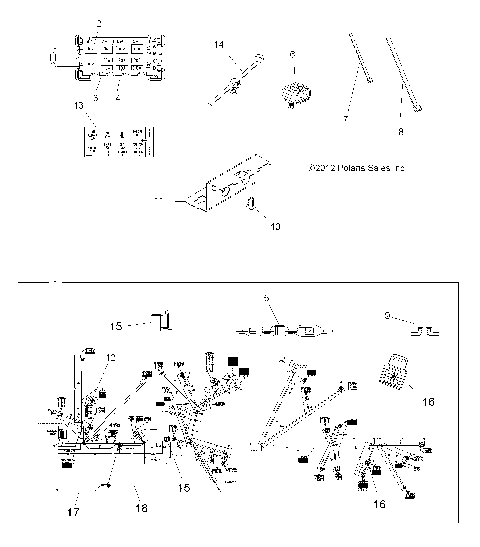 ELECTRICAL, HARNESS, NON-EPS - A13GH85AJ (49ATVHARNESS13850SCRAM)