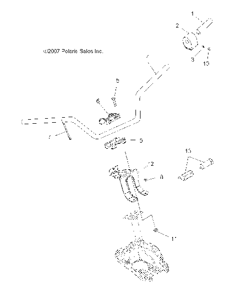 STEERING, HANDLEBAR and CONTROLS - A08TN76AA/AQ (49ATVHANDLEBAR08SP500EFI)