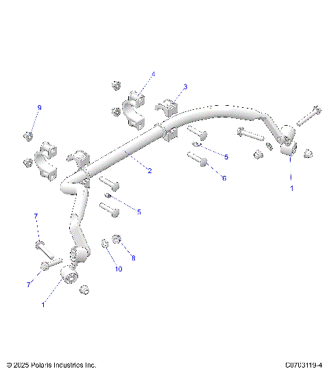 SUSPENSION, REAR STABILIZER BAR