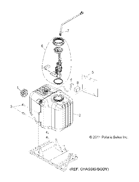 BODY, FUEL TANK ASM. - R15RAA76AA/AJ (49RGRFUEL126X6)