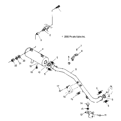 EXHAUST SYSTEM - A07CL50AA (4999201649920164A08)