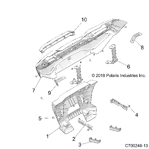 BODY, REAR BUMPER - Z19VFE99NK (C700248-13)