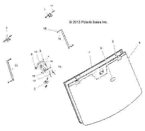 BODY, WINDSHIELD - R142D9JDA (49BRUTUSWINDSHIELD13M)