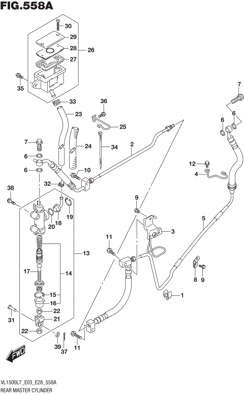 REAR MASTER CYLINDER