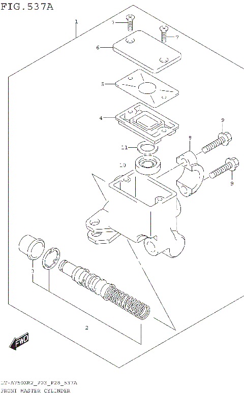 FRONT MASTER CYLINDER