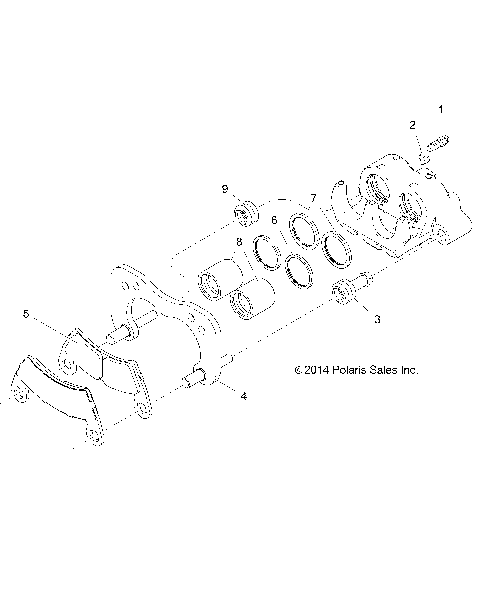 BRAKES, REAR CALIPER - R15RAA76AA/AJ (49RGRCALIPERRR156X6)