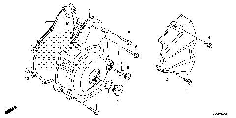 LEFT CRANKCASE COVER