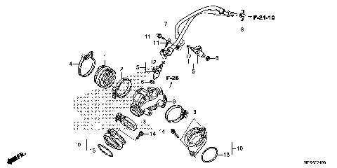 INTAKE MANIFOLD@INJECTOR