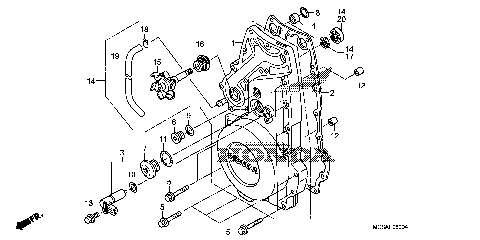 FRONT CRANKCASE COVER