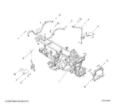 CHASSIS, FRAME - A26SED57C1 (C102684)