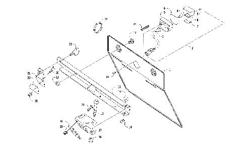 LICENSE PLATE HOLDER ASSEMBLY [301958]