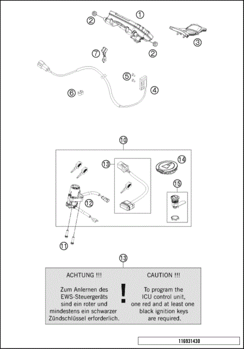 INSTRUMENTS / LOCK SYSTEM