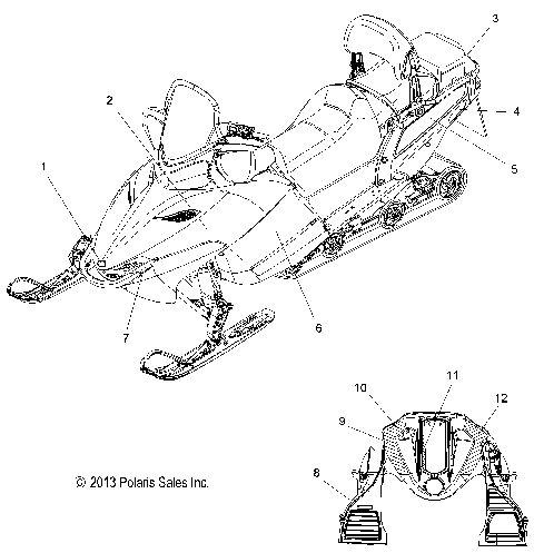 BODY, DECALS - S15PT6HSL/HEL (49SNOWDECAL15LXT)