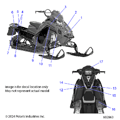 BODY, DECALS, BLACK SIDE PANEL - S25TFB8RS (602863)